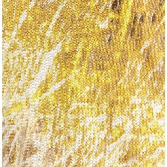 Nic+Zoe Printed Linen Blend Scoop Neck 3/4 Sleeve Top - Medium - Picture 5 of 9